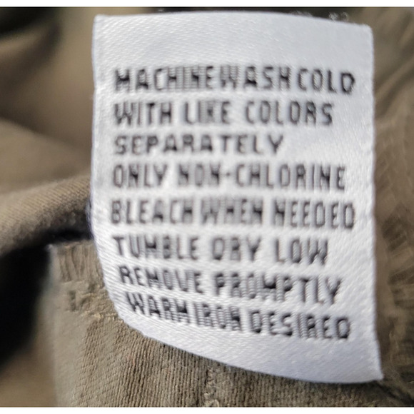 Sandpiper Pants Womens 22W Green Cargo Elastic Waist Drawstring Cotton Utility - Picture 12 of 16